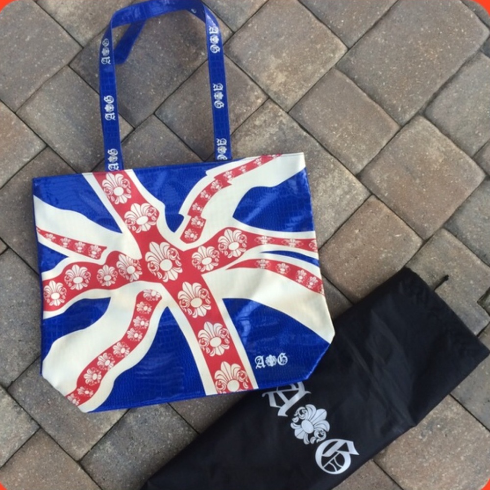 A&G Union Jack Tote Style Handbag